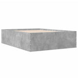 Bed Frame without Mattress Concrete Grey 120x190 cm Small Double 3280954