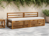 2-Piece Bench Cushions SOEST 2 pcs 100% Polyester White 949841