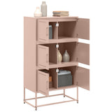 Sideboard Pink 68.5x38.5x123.5 cm Steel 846489