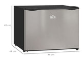 46 Litre Table Top Mini Fridge, Small Fridge with Ice Box, Reversible Door, Adjustable Temperature T3398P344215
