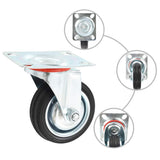 12 pcs Swivel Casters 75 mm 278012