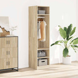 Wardrobe Sonoma Oak 50x50x200 cm Engineered Wood 800237