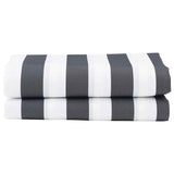 Awning Replacement Fabric Anthracite and White 1000 x 160 cm 42000820