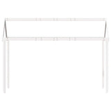 Kids' Bed Roof White 217x85.5x154 cm Solid Wood Pine 846962