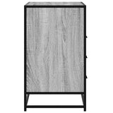Drawer Cabinet Grey Sonoma 70x41x70 cm Engineered Wood 849087