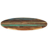 286035 Round Table Top 80 cm 15-16 mm Solid Reclaimed Wood
