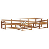 Outdoor Sofa Set 6 pcs Natural Solid Acacia Wood 3367612