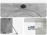 Wall-Mounted TV Cabinet Concrete Grey 59.5 x 31 x 30 cm 898198