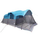 Family Tent Tunnel 8-Person Blue Waterproof 94786