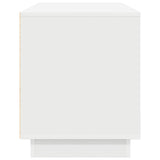 TV Cabinet with LED Lights White 100x41x50 cm 861409