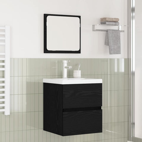 Bathroom Furniture Set with Drawer 3 pcs Artisan oak and White 3393512