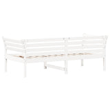 Day Bed without Mattress White 90x190 cm Single Solid Wood Pine 842879