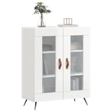 Sideboard High Gloss White 69.5x34x90 cm Engineered Wood 827758