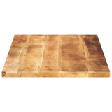 Table Top 120x60x1.5 cm Rectangular Solid Wood Rough Mango 371336