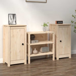 Sideboards 2 pcs 39x35x80 cm Solid Wood Pine 813725