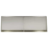 Retaining Wall 4 pcs 60 x 12 x 40 cm Stainless Steel Silver 3449083