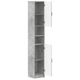 Bathroom Cabinet with Open Shelf UTRECHT Concrete Grey 897698