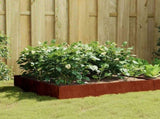 Garden Raised Bed 100x100x33.5 cm Corten Steel 824515