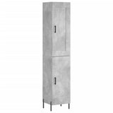 Highboard Concrete Grey 34,5x34x180 cm Engineered Wood 3200141