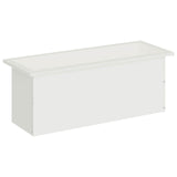 Garden Planter with LED White 30 x 80 x 30 cm Steel 8008100