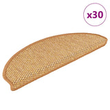 Stair Mats Self-adhesive Sisal-Look 30 pcs 65x21x4 cm Sisal 3365877