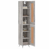 Highboard Grey Sonoma 34.5x34x180 cm Engineered Wood 3200431