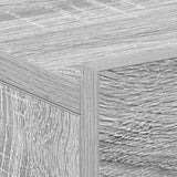 815285 Floating Nightstands 2pcs Grey Sonoma 40x30x15cm Engineered Wood