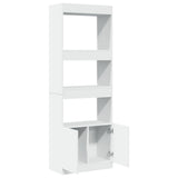 Highboard White 63x33x180 cm Engineered Wood 3309600