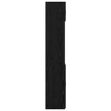 Storage Cabinet with Shelves Black Oak 70 x 42.5 x 225 cm 3446669