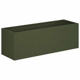 Garden Planter 2 pcs Olive Green 60 x 20 x 20 cm 8005155