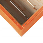Garden Planter Wax Brown 90x60x72 cm Solid Wood Pine 3282646