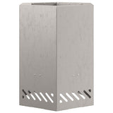 Smokeless Fire Pit Brown 38 x 38 x 51 cm Weathering Steel 858985