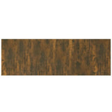 Bed Headboard With Cabinet Smoked oak Engineered wood Large 3115753