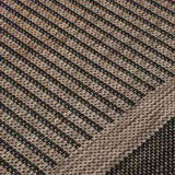 Outdoor Flatweave Rug 140x200 cm Dark Brown 340845