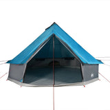 Family Tent Tipi 6-Person Blue Waterproof 94586