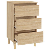 Bedside Cabinet Sonoma Oak 40x35x70 cm Engineered Wood 819663