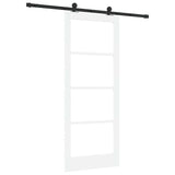 Sliding Door ORKDAL White and Black 83 x 202 cm 3331998