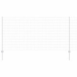 Fence and Post Silver 1.2 x 10 m Steel 3336164