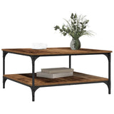 Coffee Table Old wood 80 x 80 x 40 cm Engineered Wood 883497