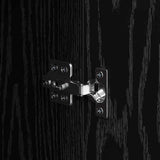 Sideboard Black Oak 70 x 34 x 90 cm Engineered Wood 880627
