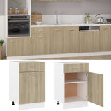 Drawer Bottom Cabinet Lyon Sonoma Oak 50x46x81.5 cm Engineered Wood 801223