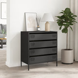 Sideboard Black 68x39x73.5 cm Cold-rolled Steel 851286