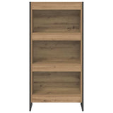 Book Cabinet Artisian Oak 60 x 30 x 121 cm Engineered Wood 886395