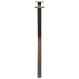 Dining Table Legs X-Shaped 2 pcs Natural Steel 80x cm Steel 4012923