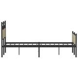 Bed Frame without Mattress Sonoma Oak 120x200 cm Engineered Wood 4106978