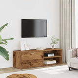 TV Cabinet Old Wood 120x34x37 cm Engineered Wood 855972