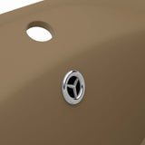Luxury Basin Overflow Oval Matt Cream 58.5x39 cm Ceramic 146941