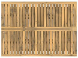 Coffee Table Whitewash 100.5 x 98 x 45 cm Solid Acacia Wood 901822