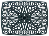 Garden Table Green 53x53x53 cm Cast Aluminium 4002818