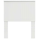 Headboard with Headboard Gloss White 80 cm Engineered wood 887818